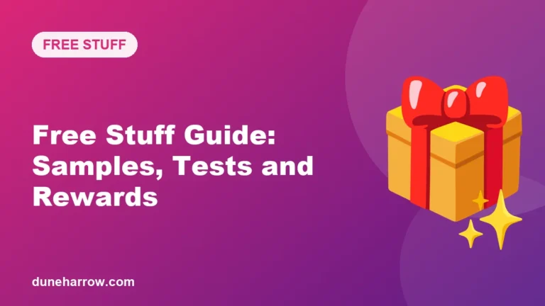 Free Stuff Guide: Samples, Tests and Rewards Explained