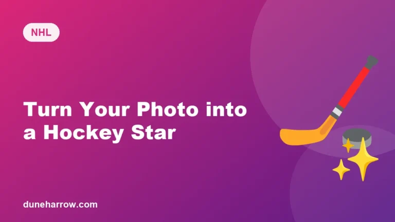 Turn Your Photo into a Hockey Star with AI