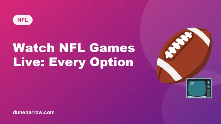 How to Watch NFL Games Live: Every App and Streaming Option